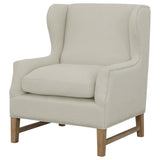 Fleur - Wing Back Accent Chair - Cream