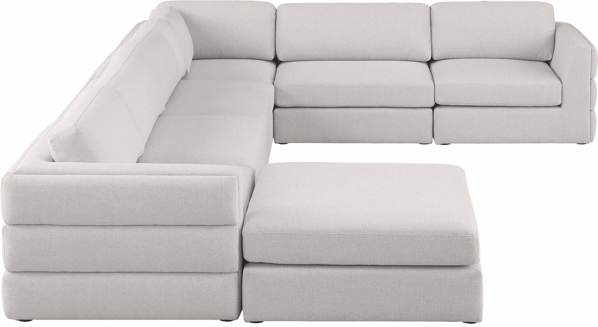 Beckham - Modular Sectional 7 Piece - Beige - Fabric