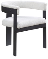 Romeo - Boucle Dining Chair With Black Base (Set of 2)