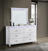 B230 - LED Dresser - White