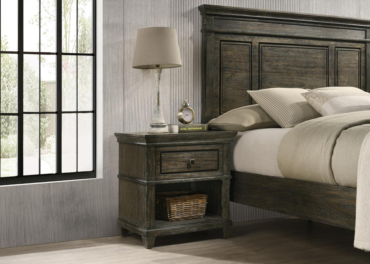 B314 - Nightstand - Rough Black