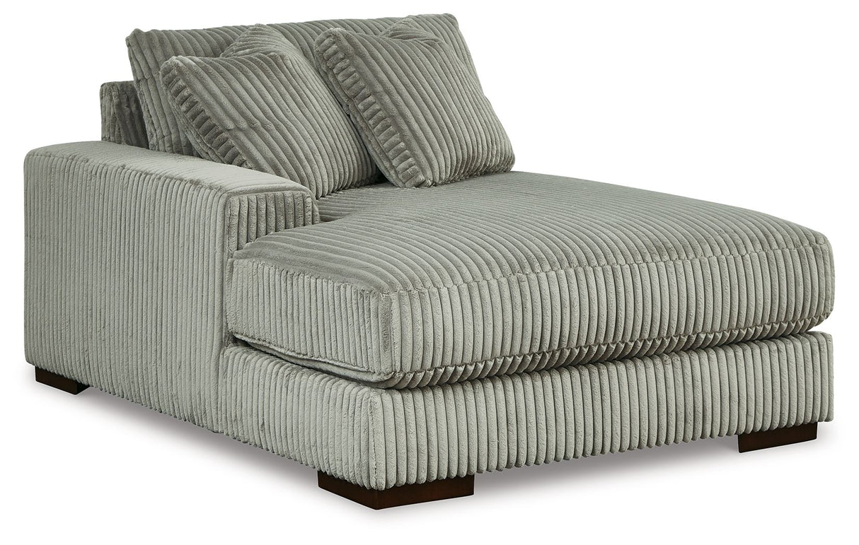 Lindyn - 3-Piece Sectional With Double Chaises - Fog