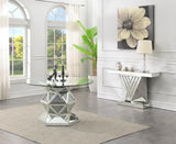 G-102 - Glamour Dining Table - Pearl Silver
