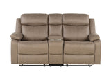 U6026 - Console Reclining Loveseat - Dark Brown