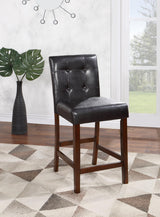 D203 - 5 Piece Dining Room Set (Counter Table With 4 Chairs) - Brown