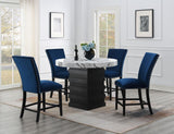 D141 - Round Counter Height Table - White