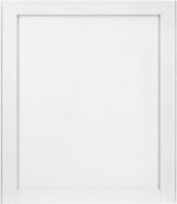 Modernist - Mirror With Stainless Steel Base - White