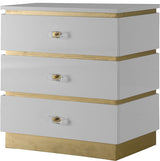 Esme - Side Table - White Lacquer