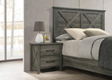 B522 - Nightstand - Rustic Gray