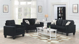 U436 - Velvet Chair - Black