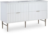 Modernist - Bathroom Vanity With Chrome Legs