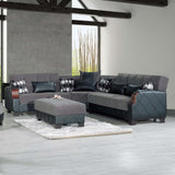 Ottomanson Molina - Convertible Sectional With Storage - Gray