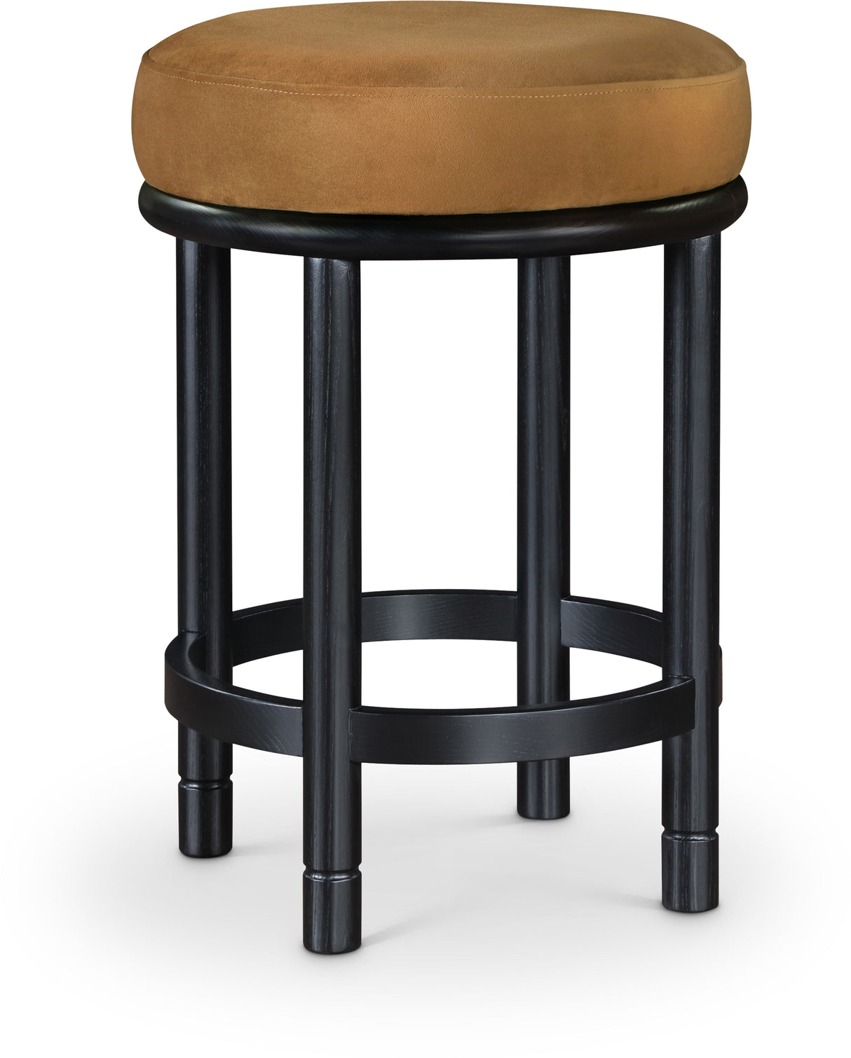 Monette - Counter Stool With Black Base