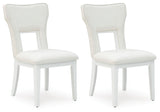 Chalanna - Dining Upholstered Side Chair (Set of 2) - White