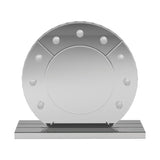 Katie - LED Table Mirror - Pearl Silver