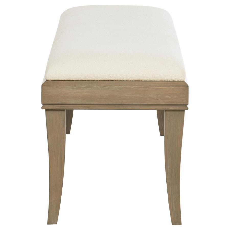 Revello - Upholstered Bench - Washed Mango