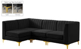 Alina - Modular Sectional - Black - Fabric