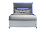 Lando - Queen Bed - Silver