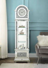 Noralie - Grandfather Clock - Pearl Silver