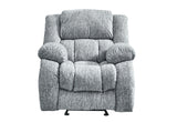 U250 - 3 Piece Living Room Set (Reclining Sofa / Console Reclining Loveseat & Glider Recliner) - Gray