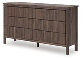 Pamytta - Brown - Six Drawer Dresser