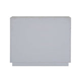 Anpu - Console Cabinet - Silver Faux Crocodile Skin