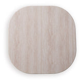 Dolan Creek - Square End Table - Beige / Brown