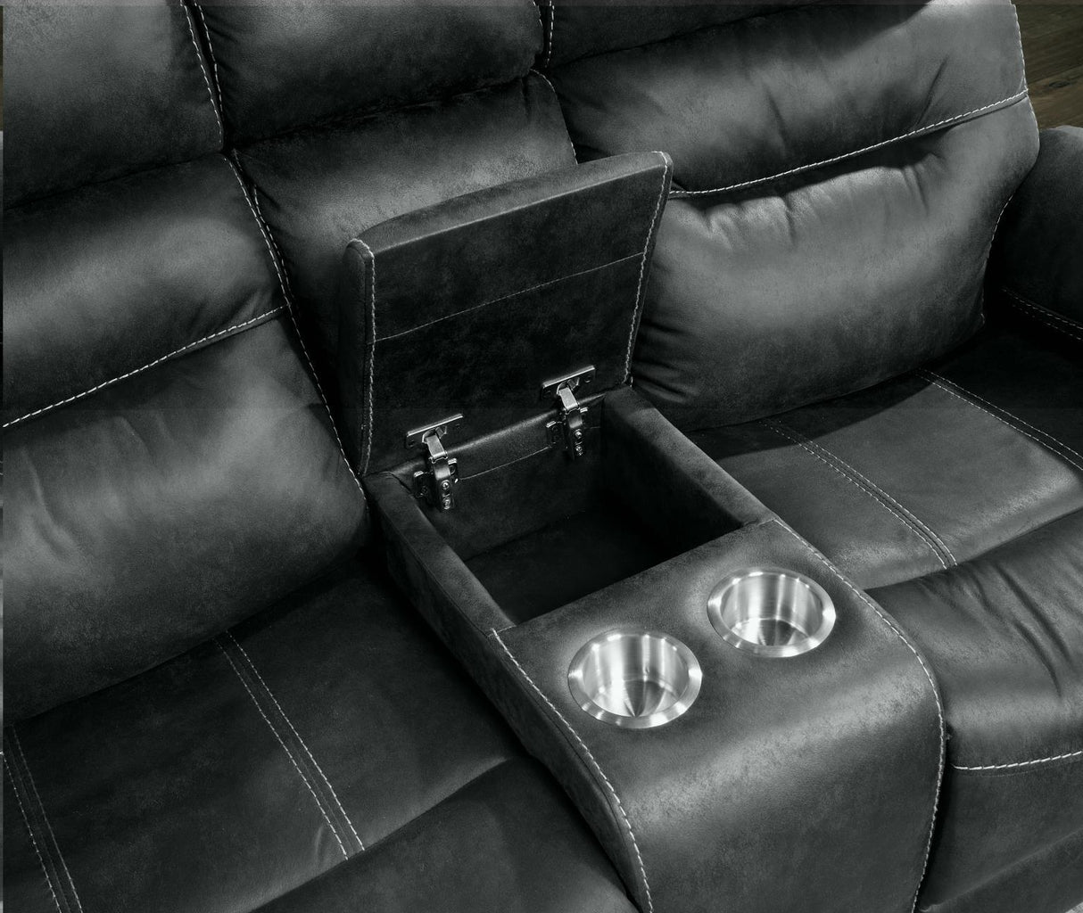 U170 - Motion Loveseat - Gray