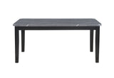 D8685 - Dining Table - Dark Gray / Black