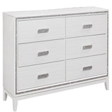 Almera - 5 Piece Bedroom Set With LED Lighting And Glitter Details