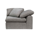 Naveen - Linen Modular Wedge With Pillow - Gray