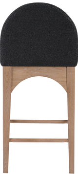 Waldorf - Boucle Stool With Natural Legs