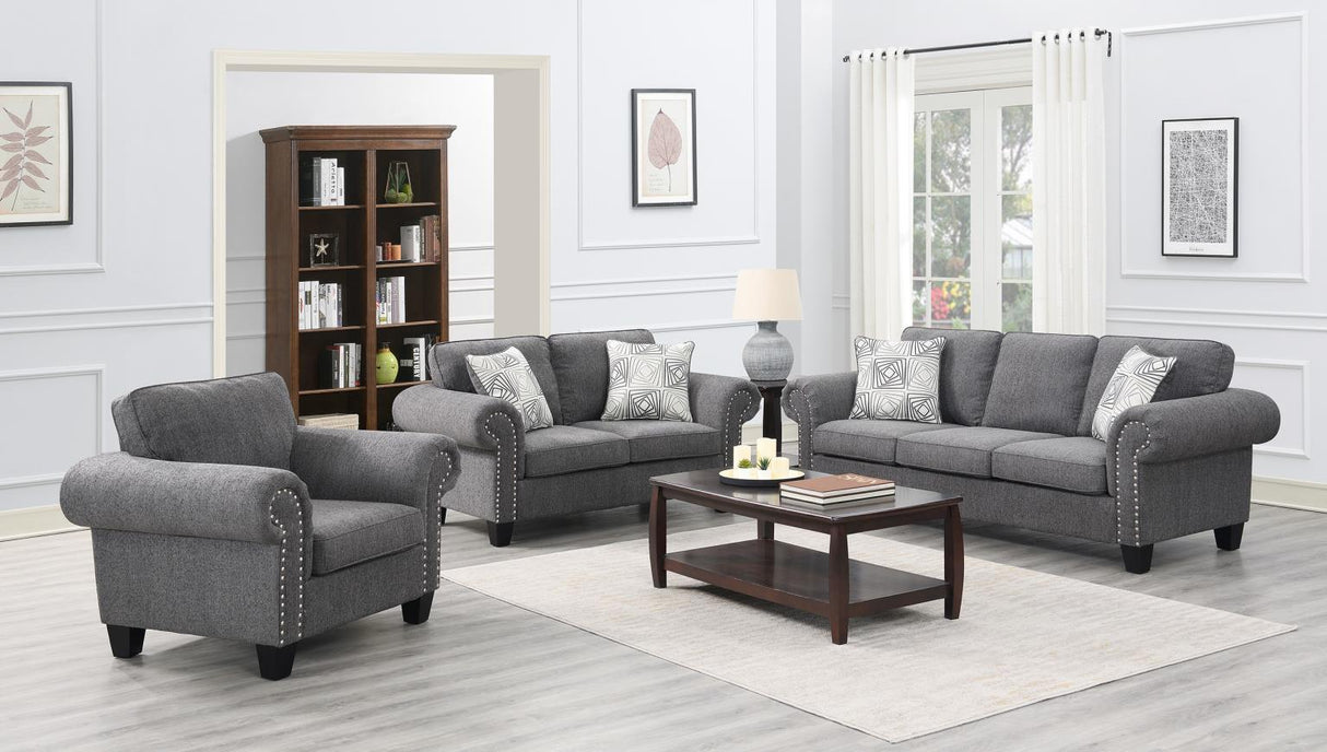 U270 - Loveseat - Charcoal