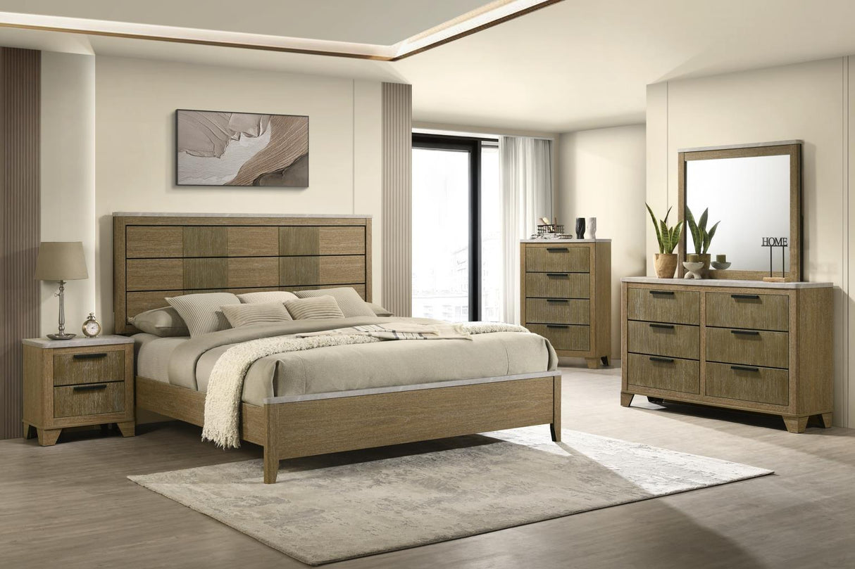 B406 - Mirror - Aspen Oak