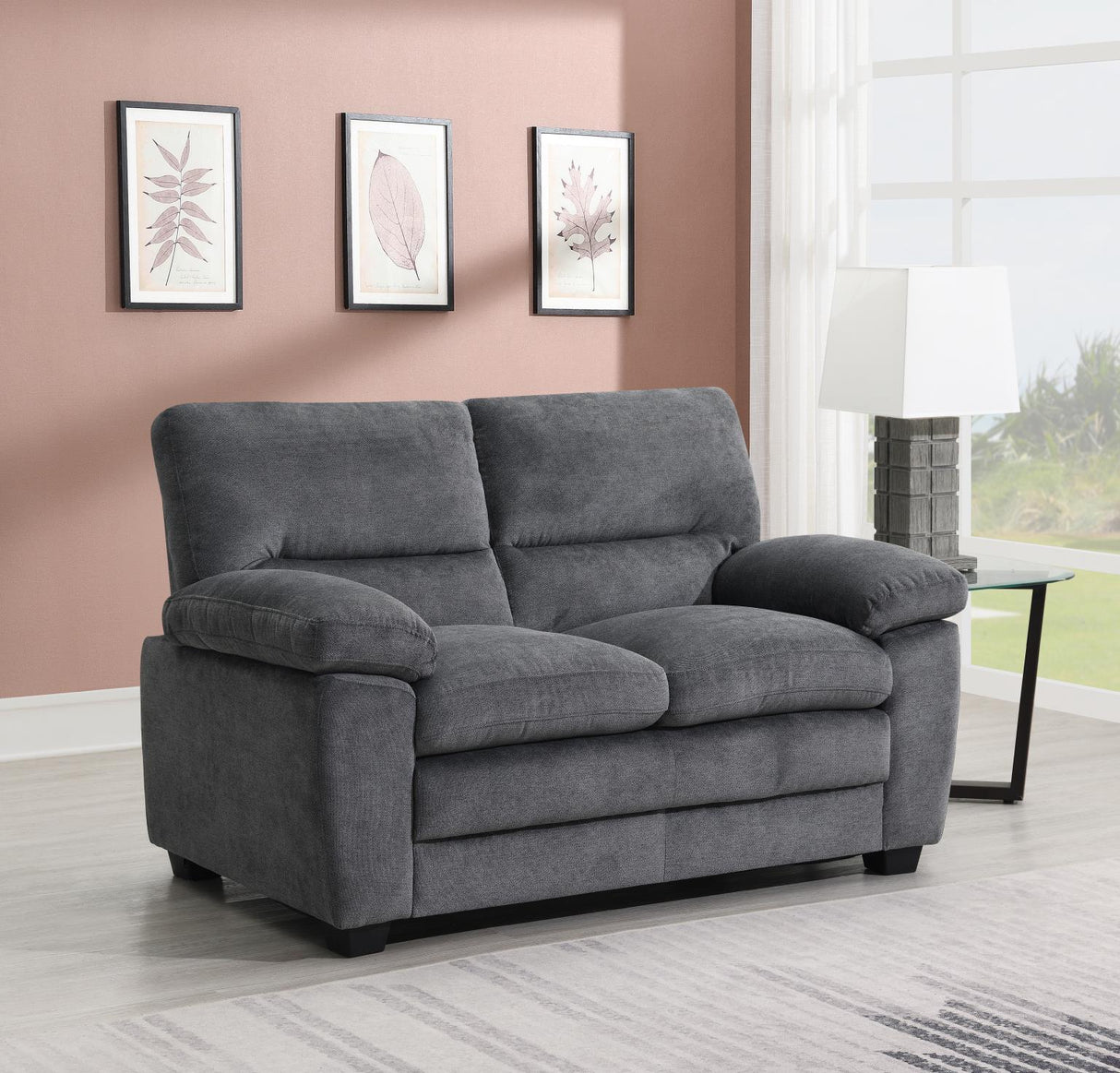 U530 - Loveseat - Gray