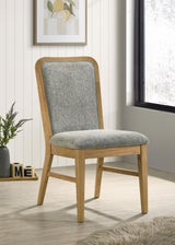 Croyden - Dining Side Chair (Set of 2) - Gray / Weathered Natural