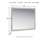 Vessalli - Bedroom Mirror - Gray