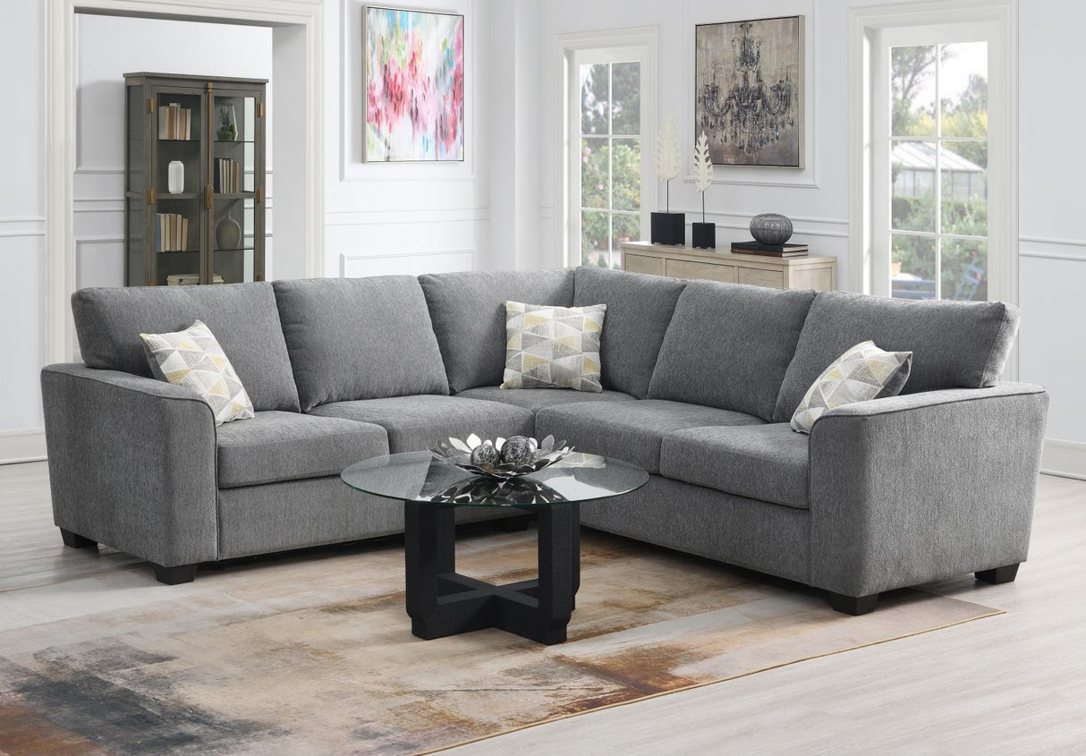 U327 - 2 Piece Sectional - Gray