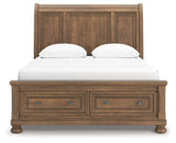 Feddinger - Storage Sleigh Bed