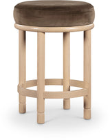 Monette - Counter Stool With Natural Base