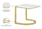 London - End Table - Gold