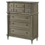 Alderwood - 5-Drawer Bedroom Chest - French Gray