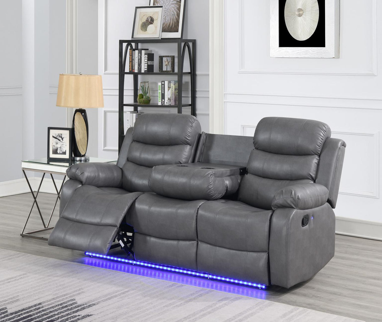 U156 - Motion LED Sofa - Gray