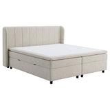 Adonia - Queen Bed With Storage - Beige