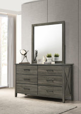 B522 - Mirror - Rustic Gray