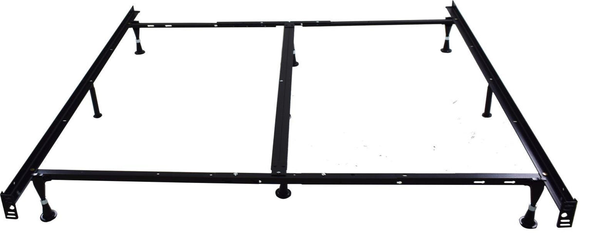 BF-K - Twin / Full / Queen / King / California King Bed Frame With Glides - Black