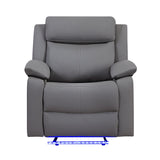Blanche - Glider Recliner With LED, Pillow Top Arms