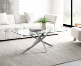 T240 - Chrome Table Set (Set of 3) - Gray