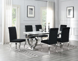 G-082-T-WHITE - Marble Dining Table - White