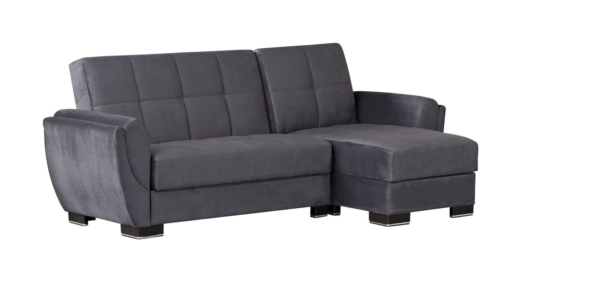 Ottomanson Armada Air - Upholstered Convertible Chaise Lounge With Storage - Microfiber